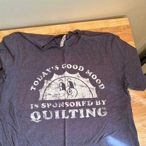 Bella Canvas Blue Quilting Short Sleeve Tee